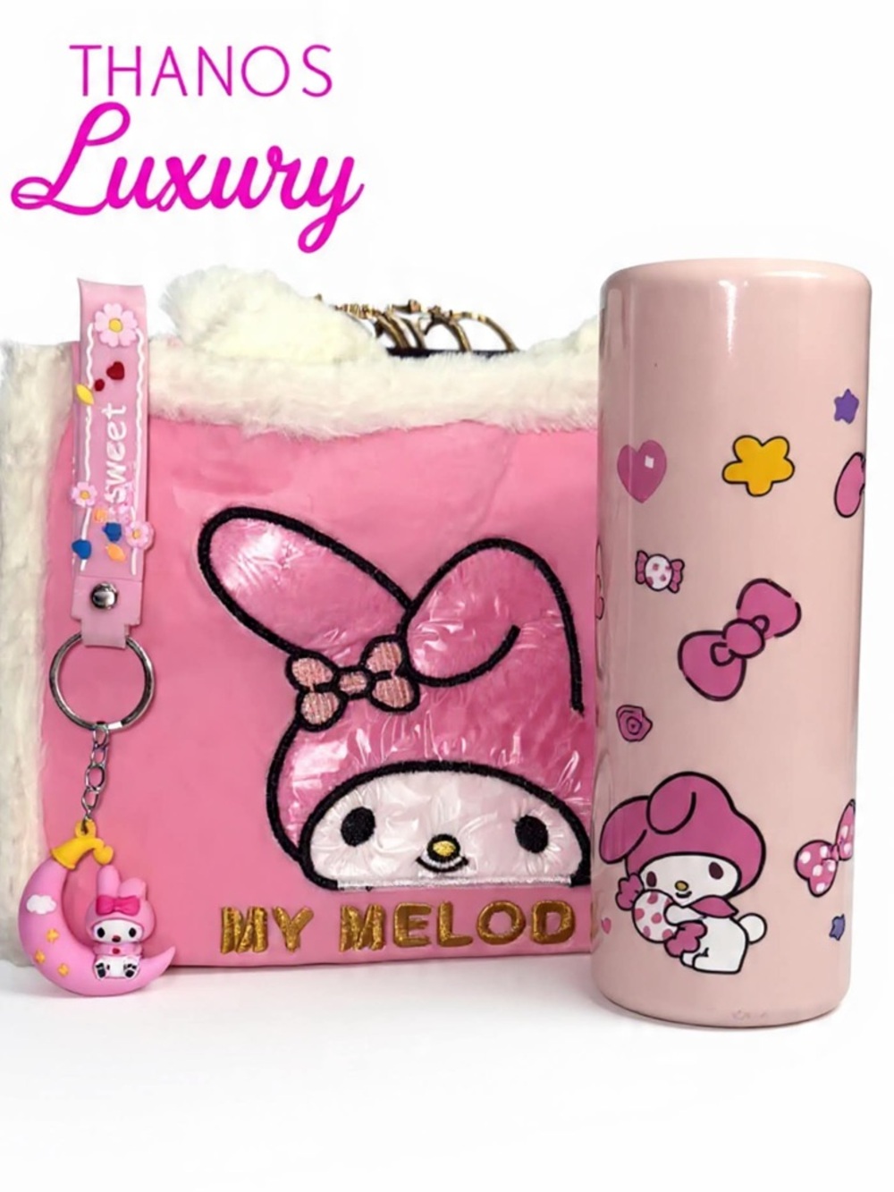 My Melody Plush Tote(W/TEEN)